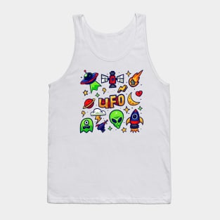 UFO Theme Tank Top